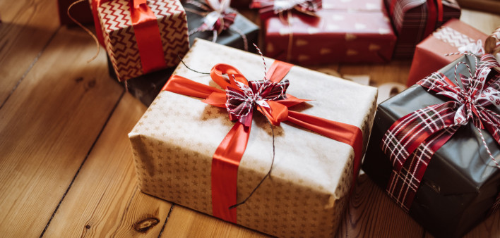 Christmas gifts at home