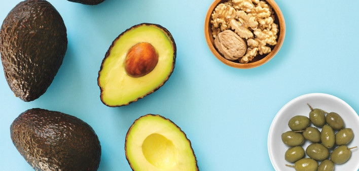 good fats avocado olives walnuts