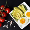 tomatoes, avocadoes, eggs, salt, keto diet, food