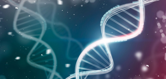 illustration of DNA Strands