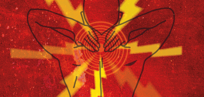 illustration of back pain