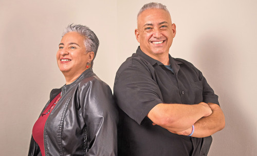 Xio Mora-Lopez (left) and Ray Welsh