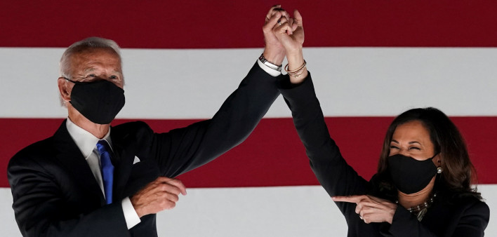 Joe Biden and Kamala Harris