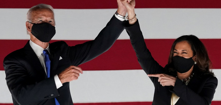 Joe Biden and Kamala Harris