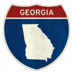 Georgia road sign
