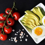 tomatoes, avocadoes, eggs, salt, keto diet, food