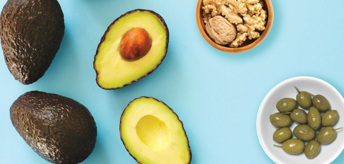 good fats avocado olives walnuts