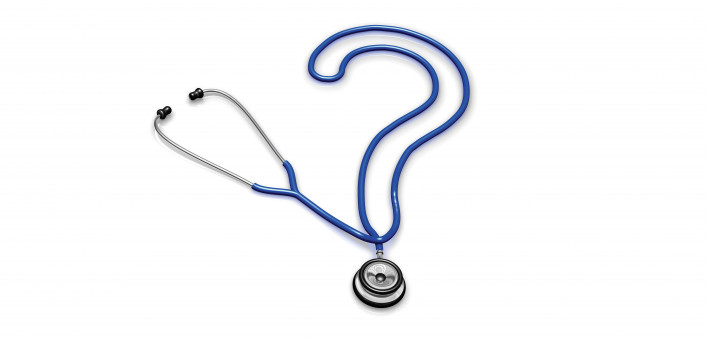 stethoscope question mark illustration