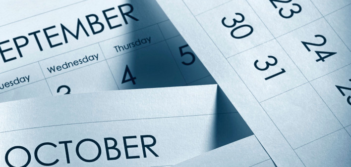calendars november october september