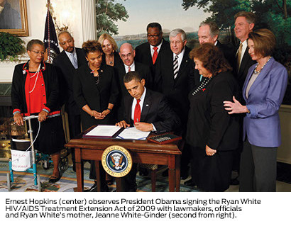 Obama signing Ryan White Act