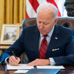 President Biden signs an executive order to expand the Affordable Care Act.