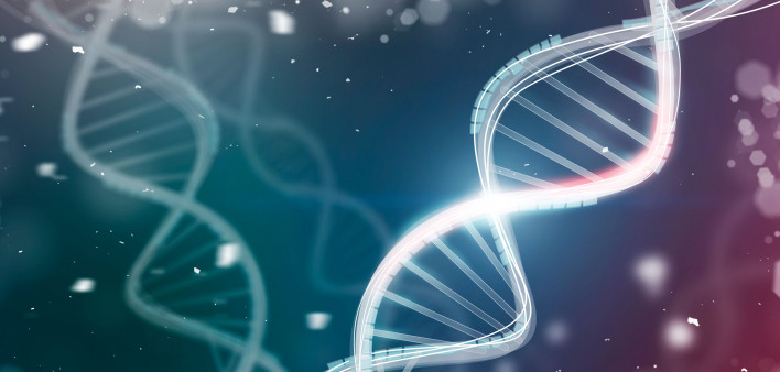 illustration of DNA Strands
