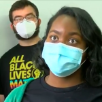 Krista Thayer, prevention manager at The Haven, speaks at an HIV testing event