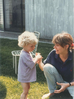 Reed Vreeland and his mother, Sandra, 1989.