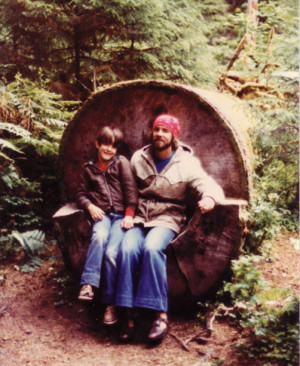 Jason Schmidt and his father, Mark, 1980 or ’81.