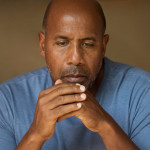 depressed man