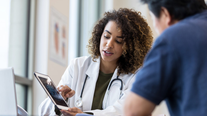 Latino Doctor Patient