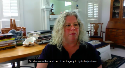 Maria Rodale talks about her brother’s AIDS-related death in 1985 and her mother’s activism.