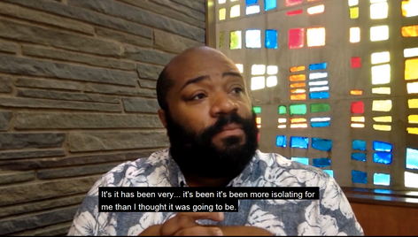 Brian Jones, who works for Metropolitan Community Church, mourns the loss public gatherings during COVID-19.