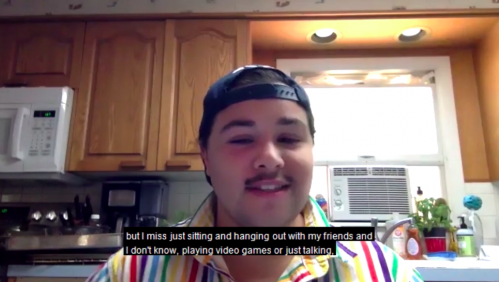 Miles Molerio shares concerns about mental health issues during COVID-19 isolations