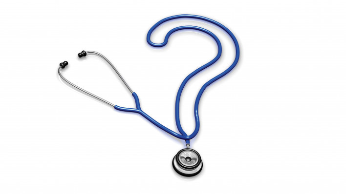 stethoscope question mark illustration