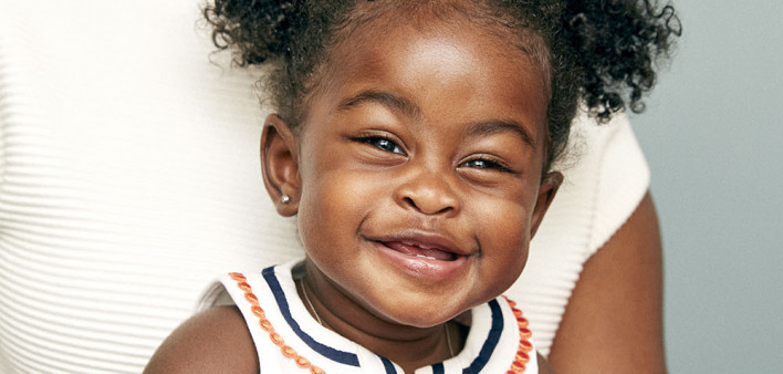 black mother baby girl