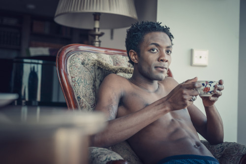 Omari Douglas as Roscoe Babtunde in It’s a Sin