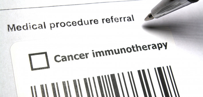 Cancer immunotherapy bar code pen