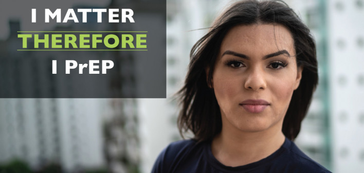 A sample from the I Matter Therefor I PrEP campaign in East Harlem.