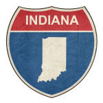 Indiana road sign