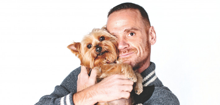 Rob and Fred (the doctor and doggie duo behind the HIV nonprofit Fred Says)