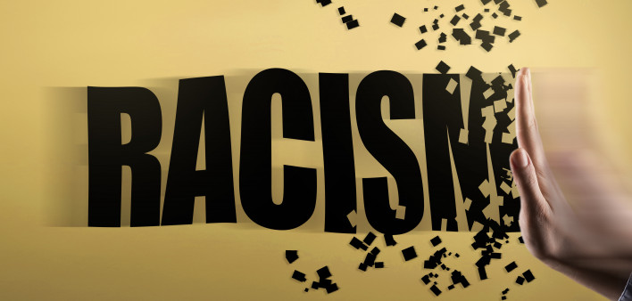 RACISM / Hand stop