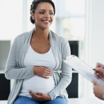 pregnant woman at the doctor