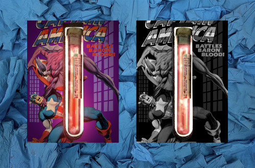 Queer Blood America,2021, by Jordan Eagles, animation stills (30 seconds)