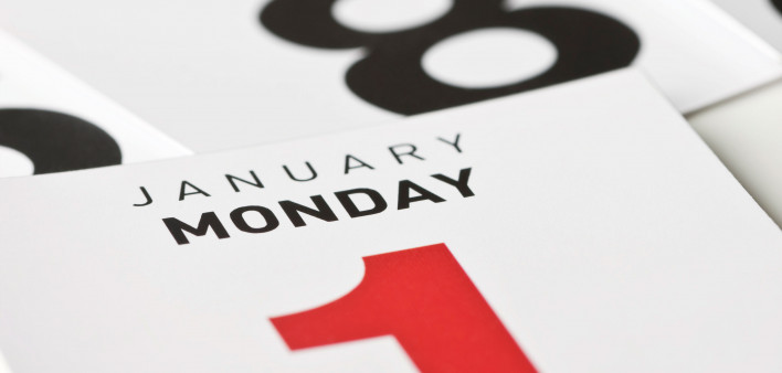 pages of a calendar days of the week