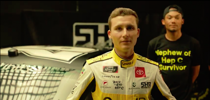 Race car driver Will Rodgers raises awareness of hepatitis C