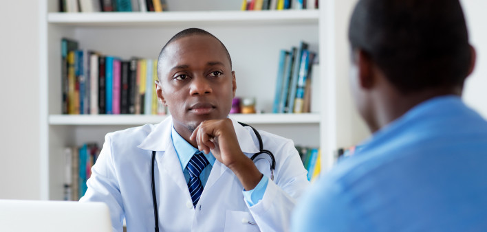 black doctor black patient