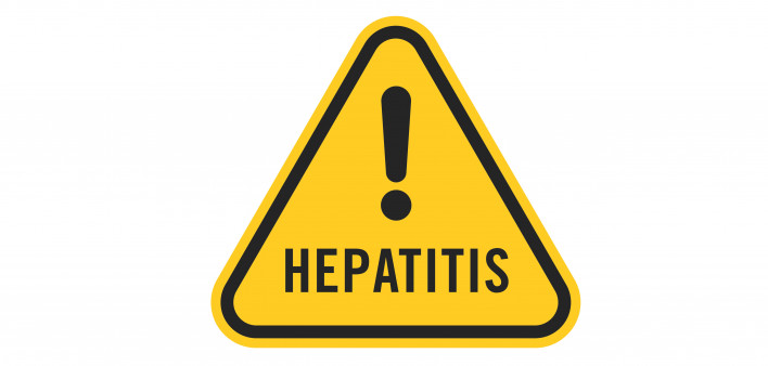 yield sign caution hepatitis