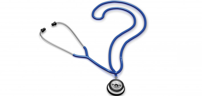 stethoscope question mark illustration