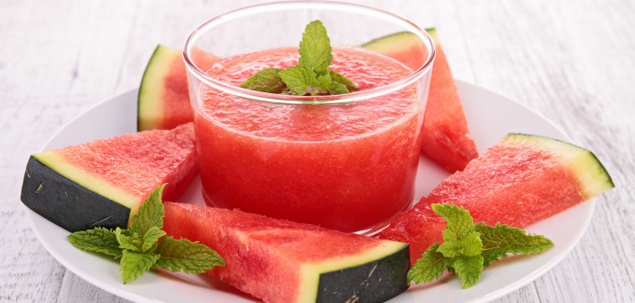 Watermelon gazpacho