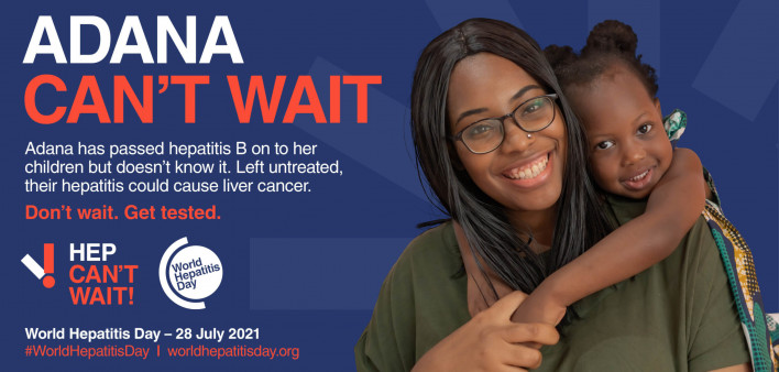 Promotional materials for World Hepatitis Day 2021
