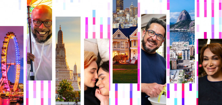 The cover of the 2021 LGBTQ health report