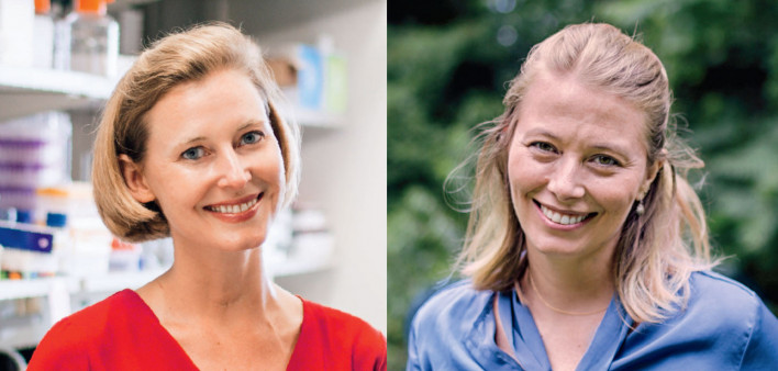 Christine Hodgdon (left) and Julia Maués (right)