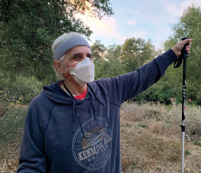 Brian Koffman hiking in California