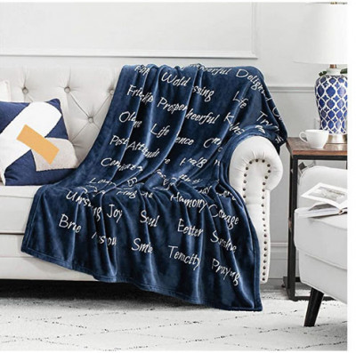 Bedsure Healing Thoughts Throw Blanket