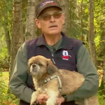 In eight y ears, Anchorage resident Mike Mitchell and his Shih Tzu have walked a distance equal to a lap around the Earth.