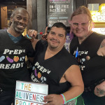Staff from The Aliveness Project offer an on-site PrEP clinic at the Saloon in Minneapolis on September 18, 2021.