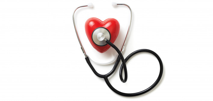illustration heart and stethoscope