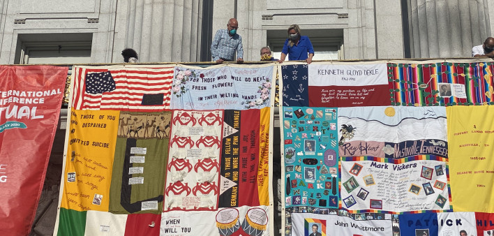 AIDS 2020, AIDS quilt, National AIDS Memorial