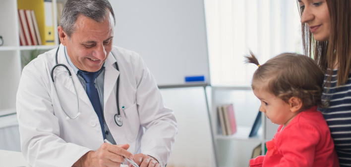 Pediatrician and baby girl mother